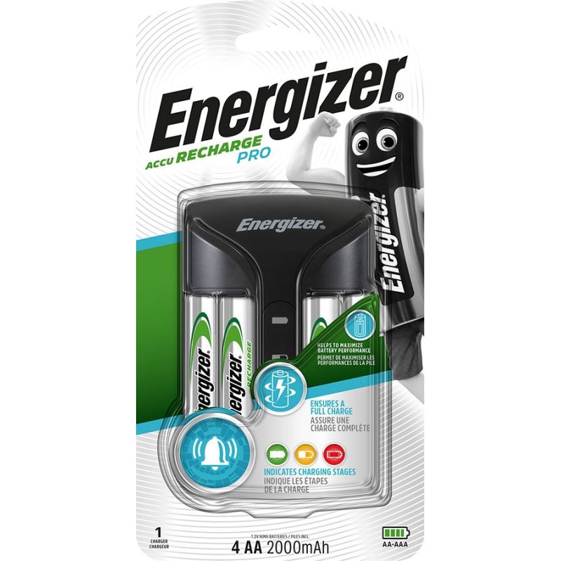 ENERGIZER CHARGER PRO+ 4AA ACU HR6 POW+ 2000mAh Baterie, akumulatorki i ładowarki/Ładowarki akumulatorowe (bez akumulatorków) Your Sports Performance