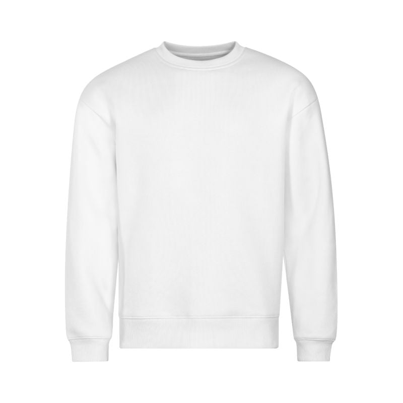 Vibe Crew Unisex Sweatshirt (White)