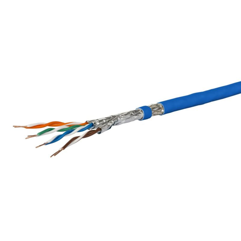 METZ CONNECT for laying Cat 7A S/FTP, MC GC1300 pro22, LSZH, blue 100m Ring Kable, gniazda i wtyki/Kable sieciowe Your Sports Performance