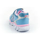 Leomil children's sports shoes sneakers Stitch light with velcro LED blue