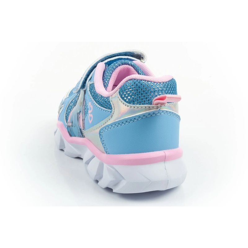 Leomil children's sports shoes sneakers Stitch light with velcro LED blue