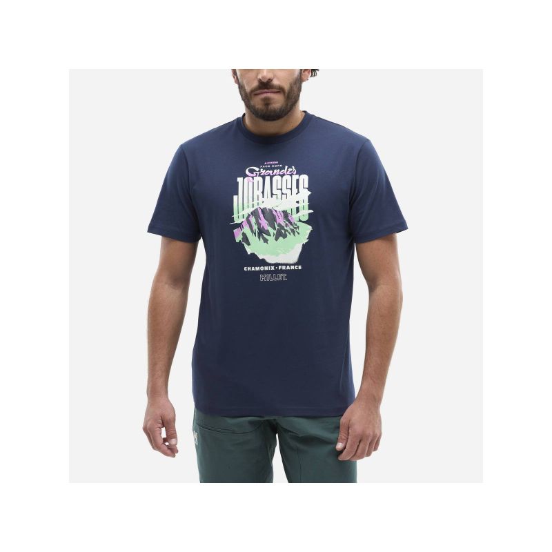 MILLET Cimaï Summit Ts Ss M Navy Blue Men's T-Shirt