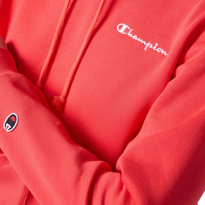 Champion Hooded Sweatshirt Women's Coral 118403 RS073 In preparation Your Sports Performance