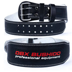 Leather bodybuilding belt DBX-WB-3-M DBX Bushido
