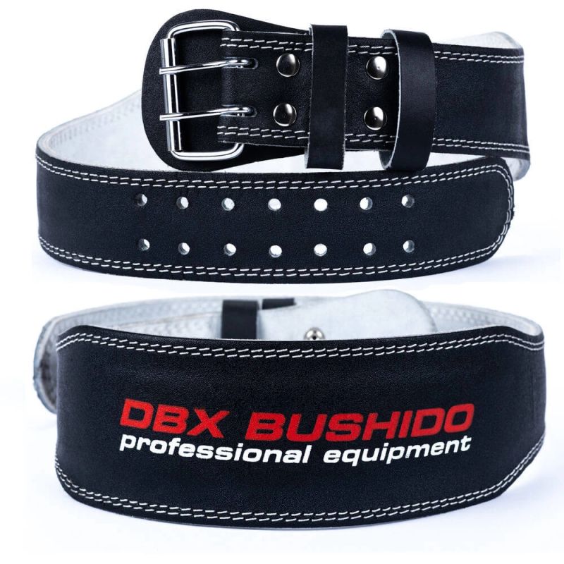 Leather bodybuilding belt DBX-WB-3-M DBX Bushido
