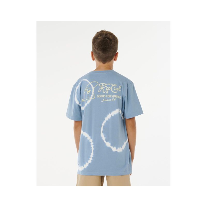RIP CURL Pacific Rinse Fin Tee-Boy Blue
