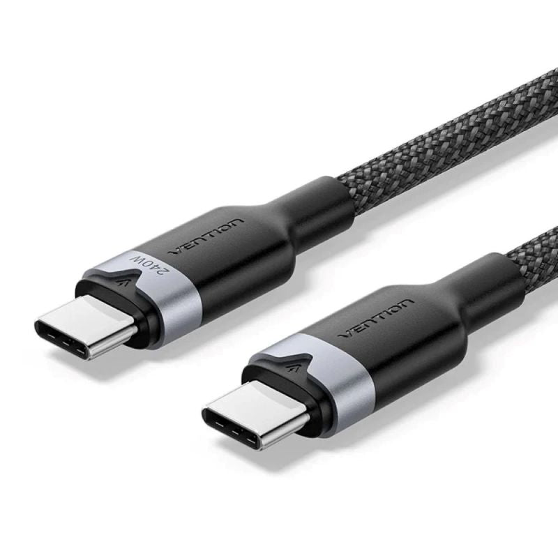 USB-C to USB-C 2.0 PD 3.1 Vention Cable 5A 240W 2m Black In preparation Your Sports Performance