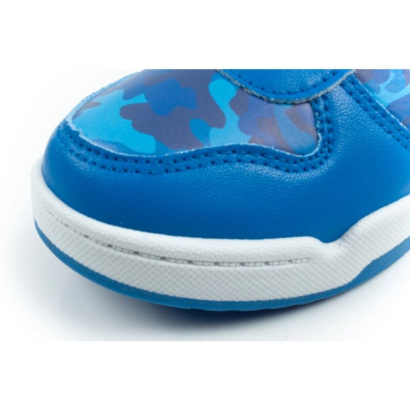 Leomil children's sports shoes Pokemon sneakers lightweight with velcro LED blue