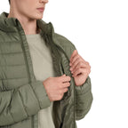 Men's down jacket 4F M597 khaki 4FWAW25TDJAM597 43S 4f