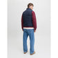 Jack&Jones men's vest JJEBRADLEY LIGHT BODYWARMER COLLAR NOO 12280973 SKY CAPTAIN In preparation Your Sports Performance