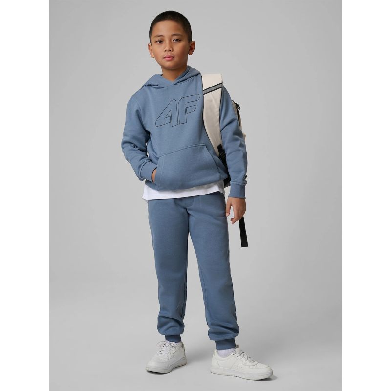 Boy's regular hooded sweatshirt 4F 4FJRSS26TSWSM2748-32S 4f