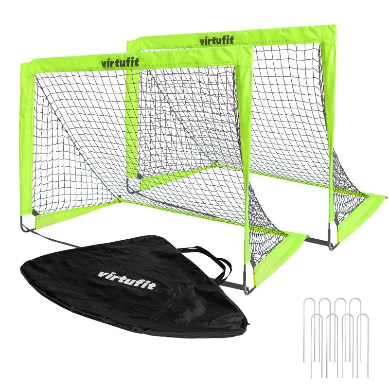 VIRTUFIT FOLDABLE SOCCER GOAL SET - SOCCER GOALS - 120 X 90 CM In preparation Your Sports Performance