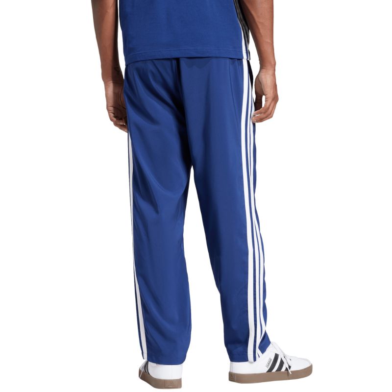 Men's adidas Essentials 3-Stripes Stanford Open Hem Pants Blue JE6400