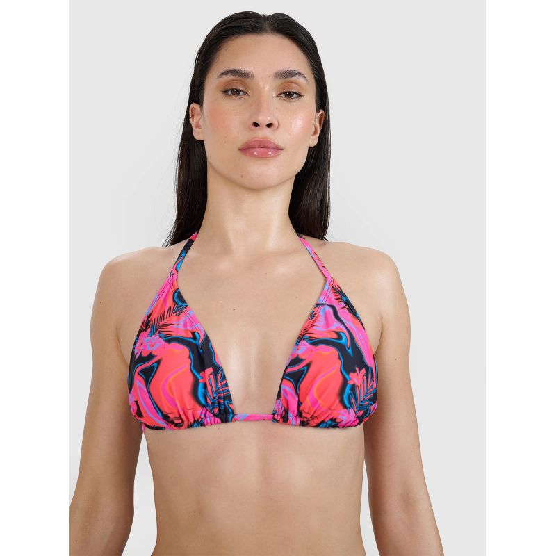 Women's Halter Bikini Top 4F 4FWSS25UBKTF075-54A *Kategoria tymczasowa Your Sports Performance