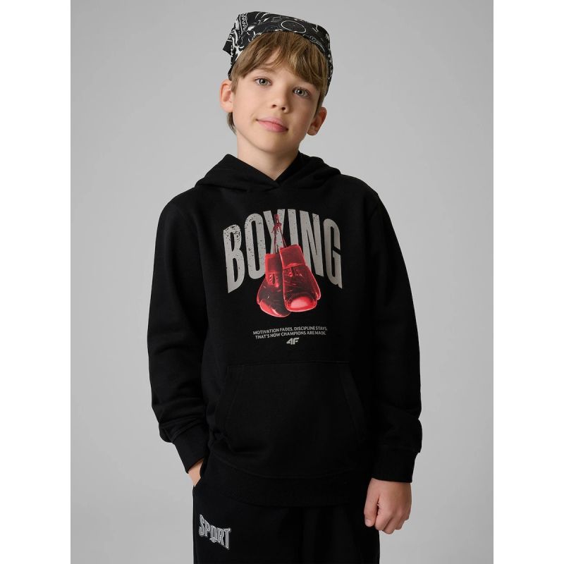 Boy's regular hooded sweatshirt 4F 4FJRSS26TSWSM2904-20S 4f