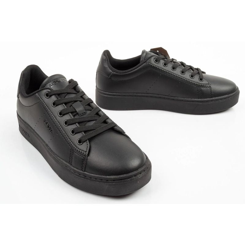 Levi's Evelyn children's sports shoes black youth sneakers