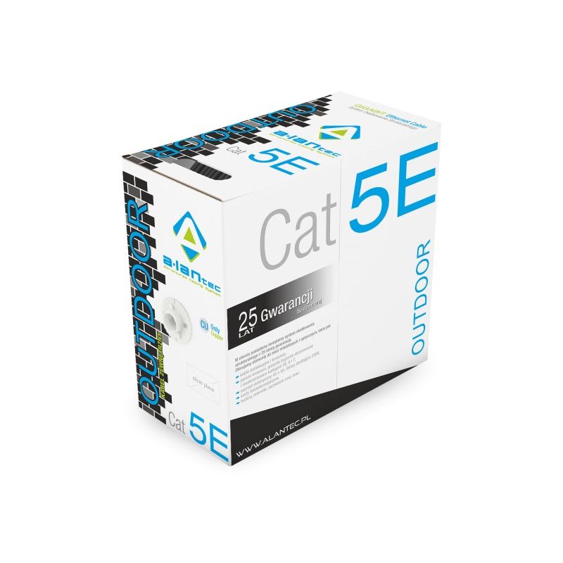 ALANTEC F/UTP network cable cat.5e PE OUTDOOR DRY 305m Kable, gniazda i wtyki/Kable sieciowe Your Sports Performance