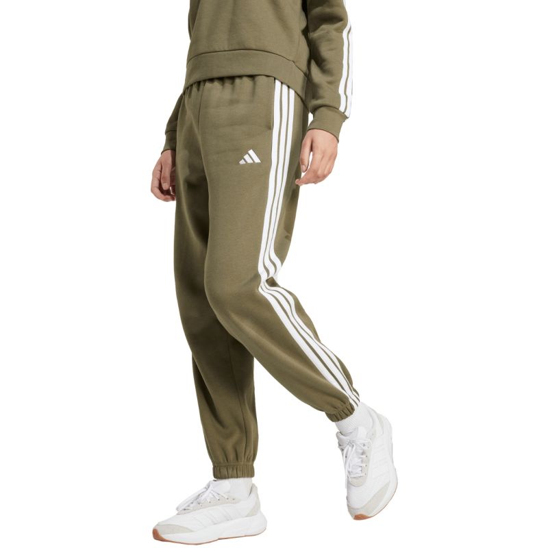 adidas Essentials 3-Stripes Fleece Loose-Fit W JX7698 pants adidas