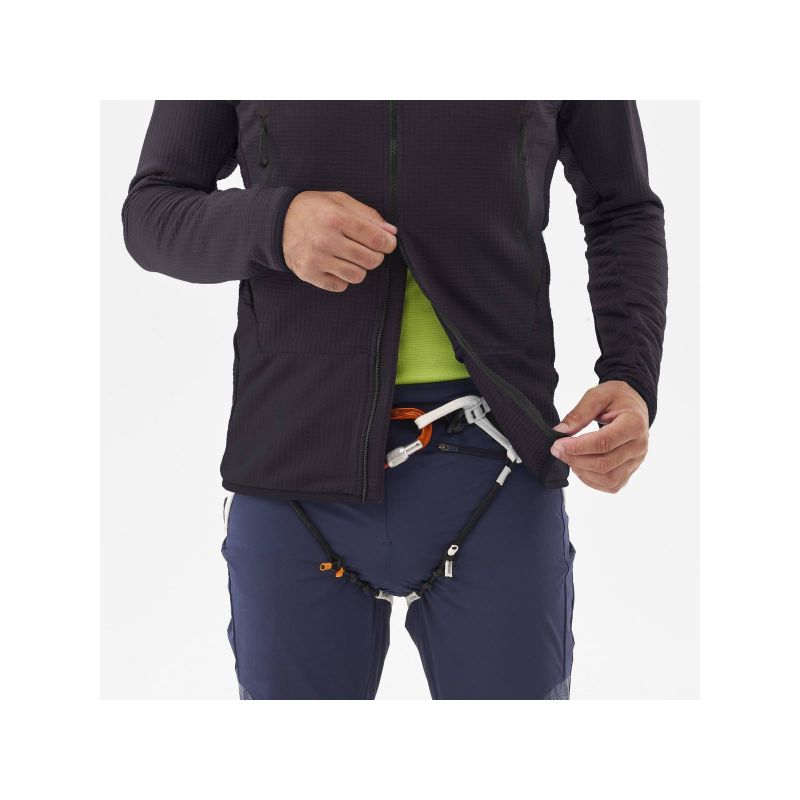 MILLET M Fusion Grid Hoodie Jacket Black
