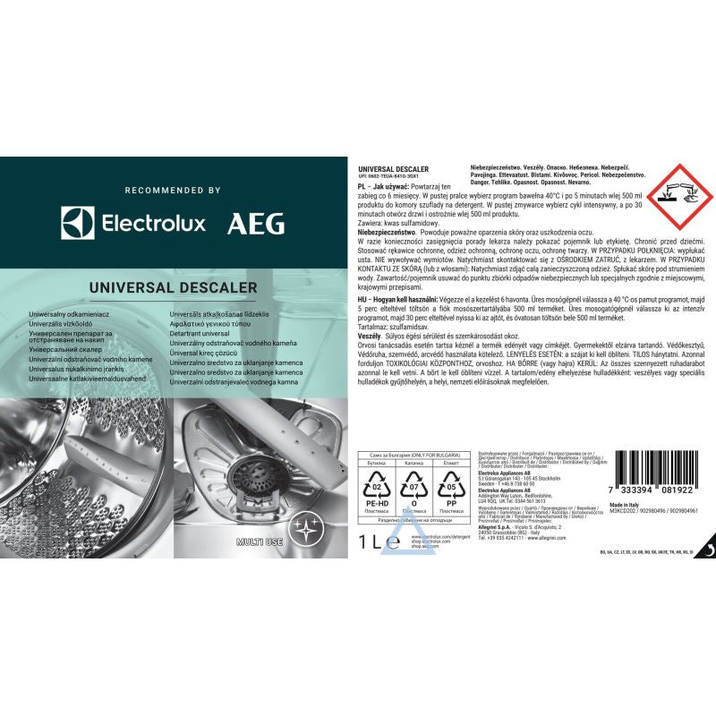 ELECTROLUX M3KCD202 Universal Descaler Chemia/Odtłuszczacze Your Sports Performance