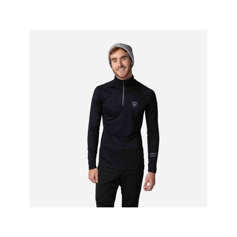 Rossignol Poursuite 1/2 Zip T-Shirt Black Import z PMSport Your Sports Performance