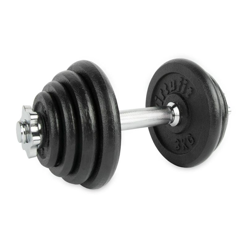 VIRTUFIT ADJUSTABLE PRO DUMBBELL SET - BARBELL SET - CAST IRON - 1 X 15 KG In preparation Your Sports Performance