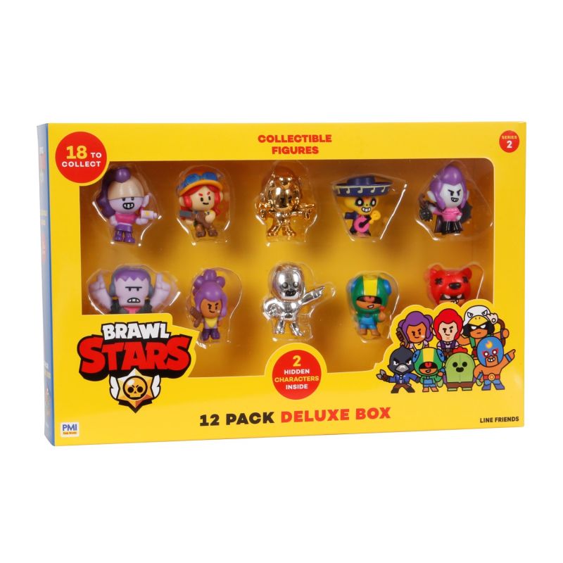BRAWL STARS S2 FIGURES -12 PACK DELUXE BOX (Gry i zabawki) Figurki/Kolekcjonerskie Your Sports Performance