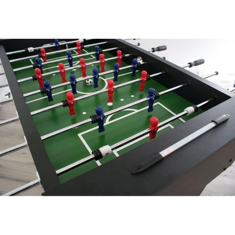 FOOTBALL TABLE 142x76x88CM BLACK Accessories Your Sports Performance
