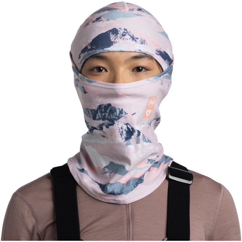 BUFF THERMONET® HINGED BALACLAVA AGHRA ROSEWOOD Balaclava