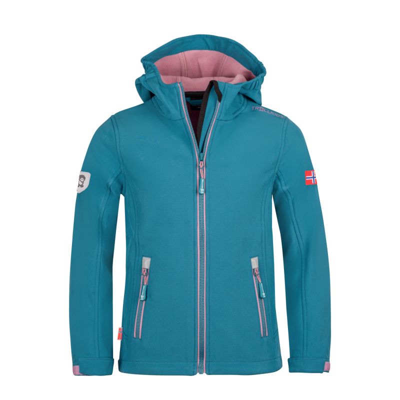 Trollkids Girls Trollfjord Jacket Jr 175-334 softshell jacket Trollkids