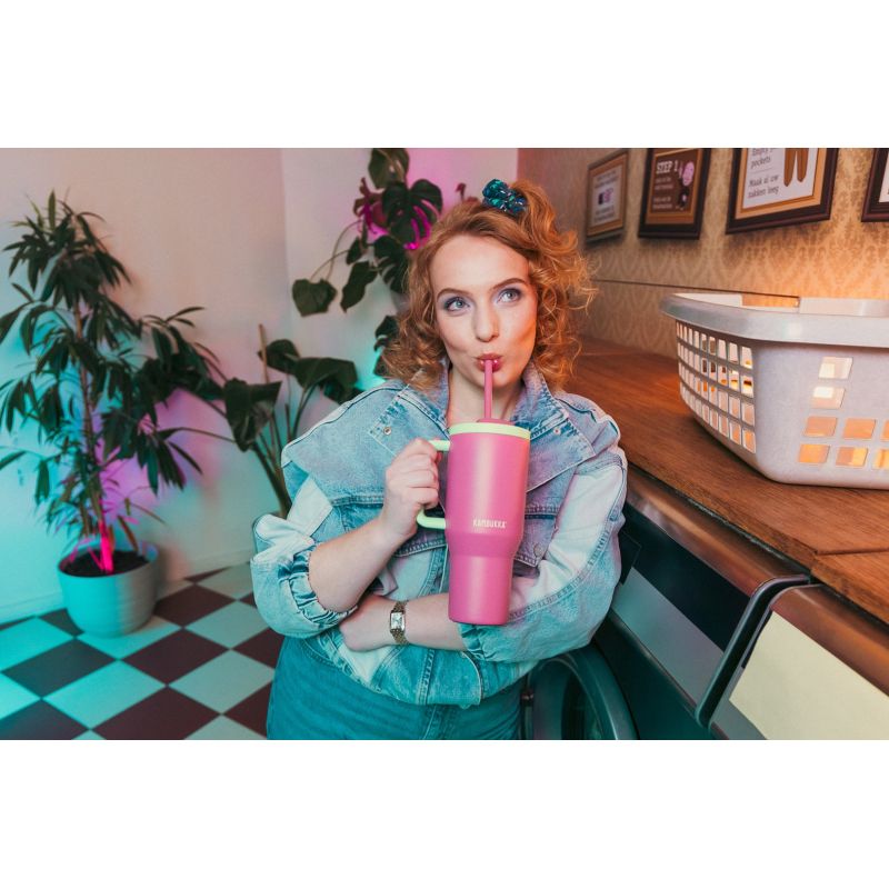 Kambukka Rio Tumbler 950ml Thermal Mug with Straw, Bubblegum Mint AGD - Produkty/Termosy i kubki termiczne Your Sports Performance