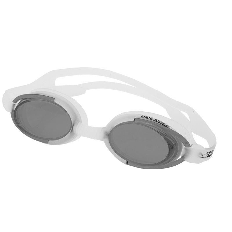 Swimming goggles Aqua-Speed Malibu black and white Accessories/Swimming accessories Your Sports Performance