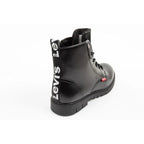 Levi's girls' Pasadene SE ankle boots, black, with zipper