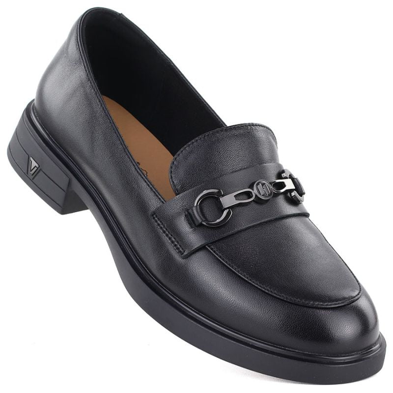 Women's leather brogues, black, Vinceza 39991 To be categorized Your Sports Performance