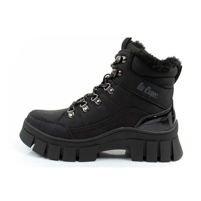 Lee Cooper women's winter hiking sports shoes, insulated, black, high In preparation Your Sports Performance