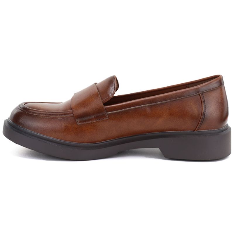 Women's loafers, brown loafers, Potocki JE19332