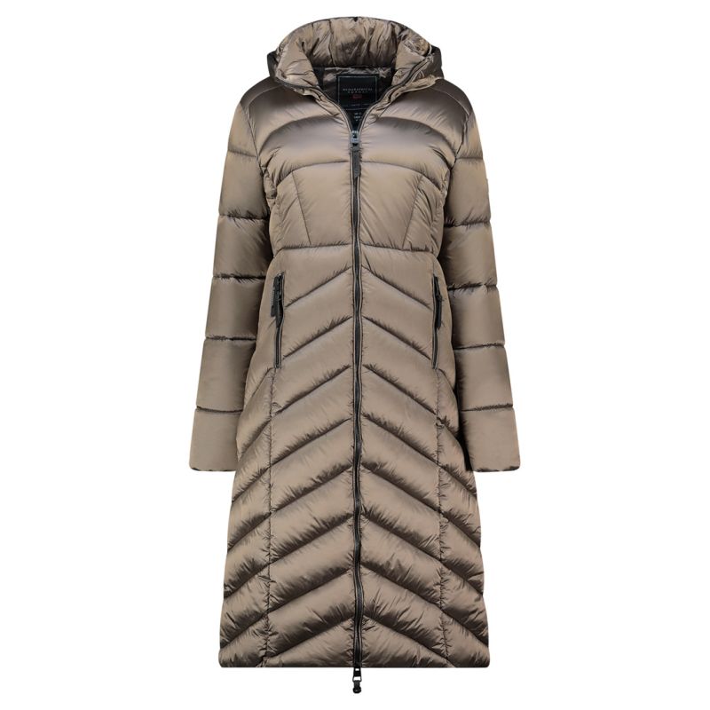 Geographical Norway Blanche Long Taupe DB Lady 0116 Taupe Women's Jacket (WZ5490F/GN-Taupe) Geographical Norway