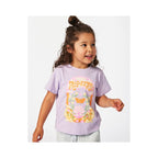 RIP CURL Rainbow Tropics Art Tee-Girl Purple