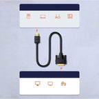 Ugreen HD106 DVI 24+1 pin/HDMI FHD 60Hz cable 1.5m (black) Kable i adaptery/Kable HDMI Your Sports Performance