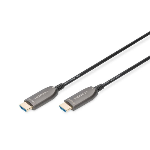 HDMI 2.1 Ultra High Speed 8K60Hz UHD Hybrid Connection Cable HDMI A/HDMI AM/M Black 20m Kable i adaptery/Kable HDMI Your Sports Performance