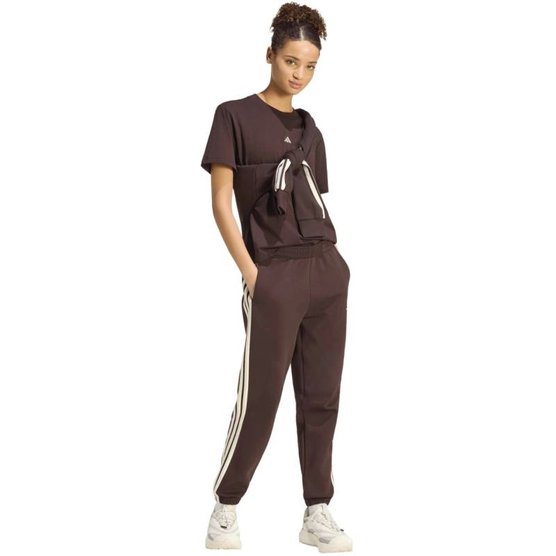 adidas Essentials Small Logo Women's T-Shirt Brown KX0795