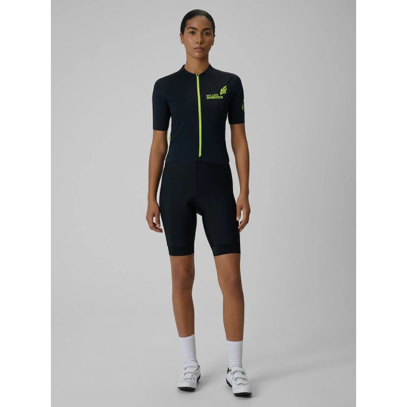 Women's cycling jersey with UPF50+ filter 4F 4FRSS26TFTSF2454-20S