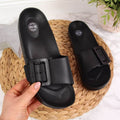 Black beach slippers Big Star W FF274A389 Footwear/Outdoor Your Sports Performance