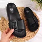 Black beach slippers Big Star W FF274A389 Footwear/Outdoor Your Sports Performance