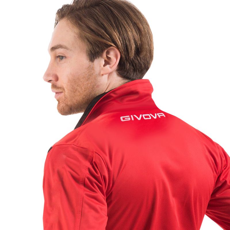 Tracksuit Givova Tuta Visa TR018 1210 red/black Clothing/Football/Mężczyźni/Joma Givova