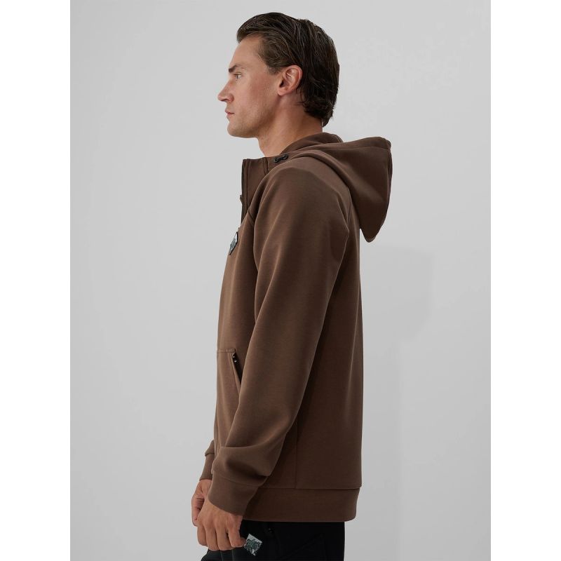 Men's regular hooded sweatshirt 4F 4FRAW26TSWSM3161-81S