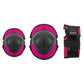 Protectors set Nils Extreme DARK PINK size M H110 Accessories/Protectors and knee pads Your Sports Performance
