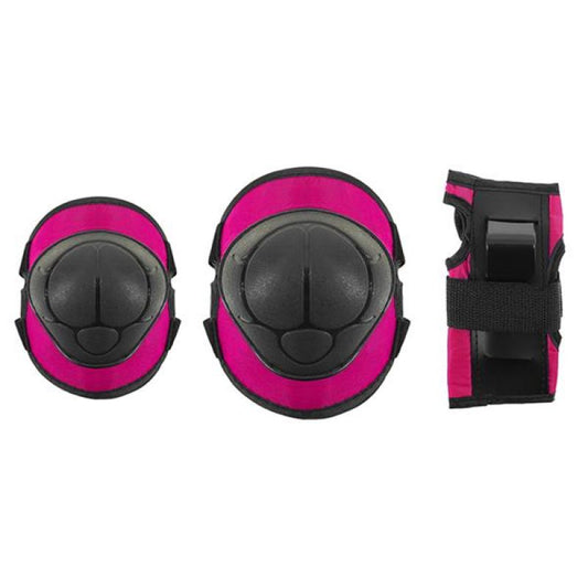 Protectors set Nils Extreme DARK PINK size M H110 Accessories/Protectors and knee pads Your Sports Performance