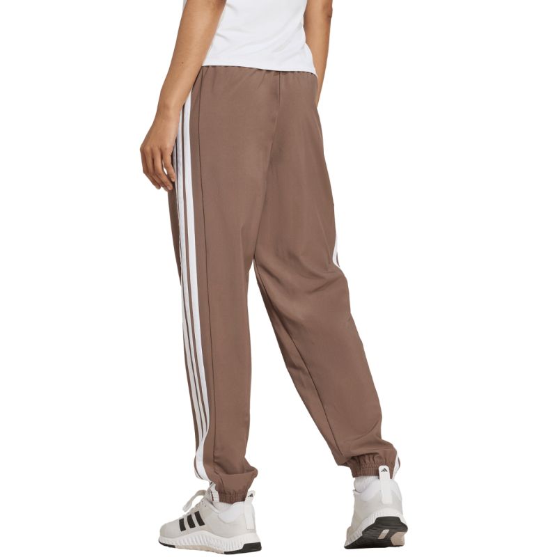 adidas Train Essentials 3-Stripes Woven Women's Pants Brown JY2168 In preparation Adidas