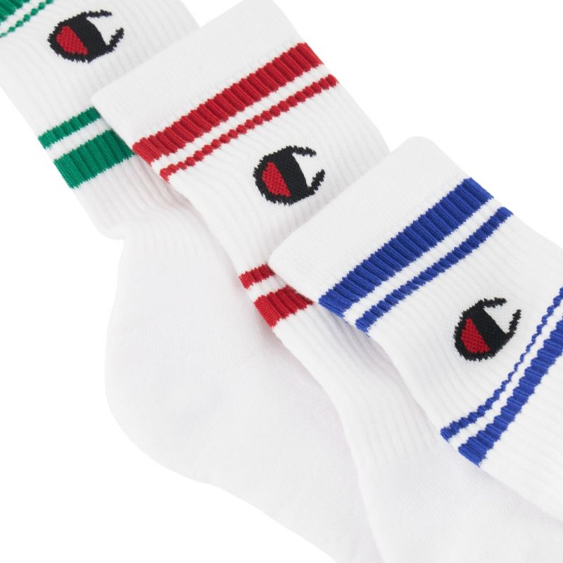 Champion Crew Socks 3 Pairs U20081 WW009 Clothing/Training/Socks/Unisex/Champion Your Sports Performance
